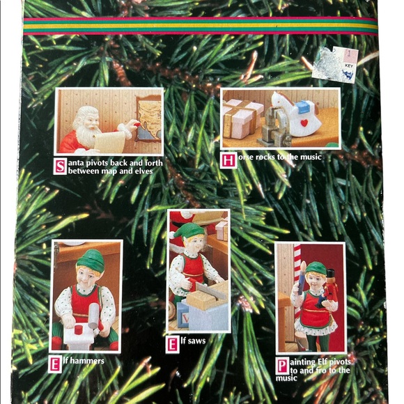 Vintage Animated musical Santa’s Workshop - Picture 3 of 7